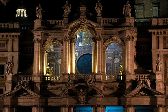 The Basilica at night